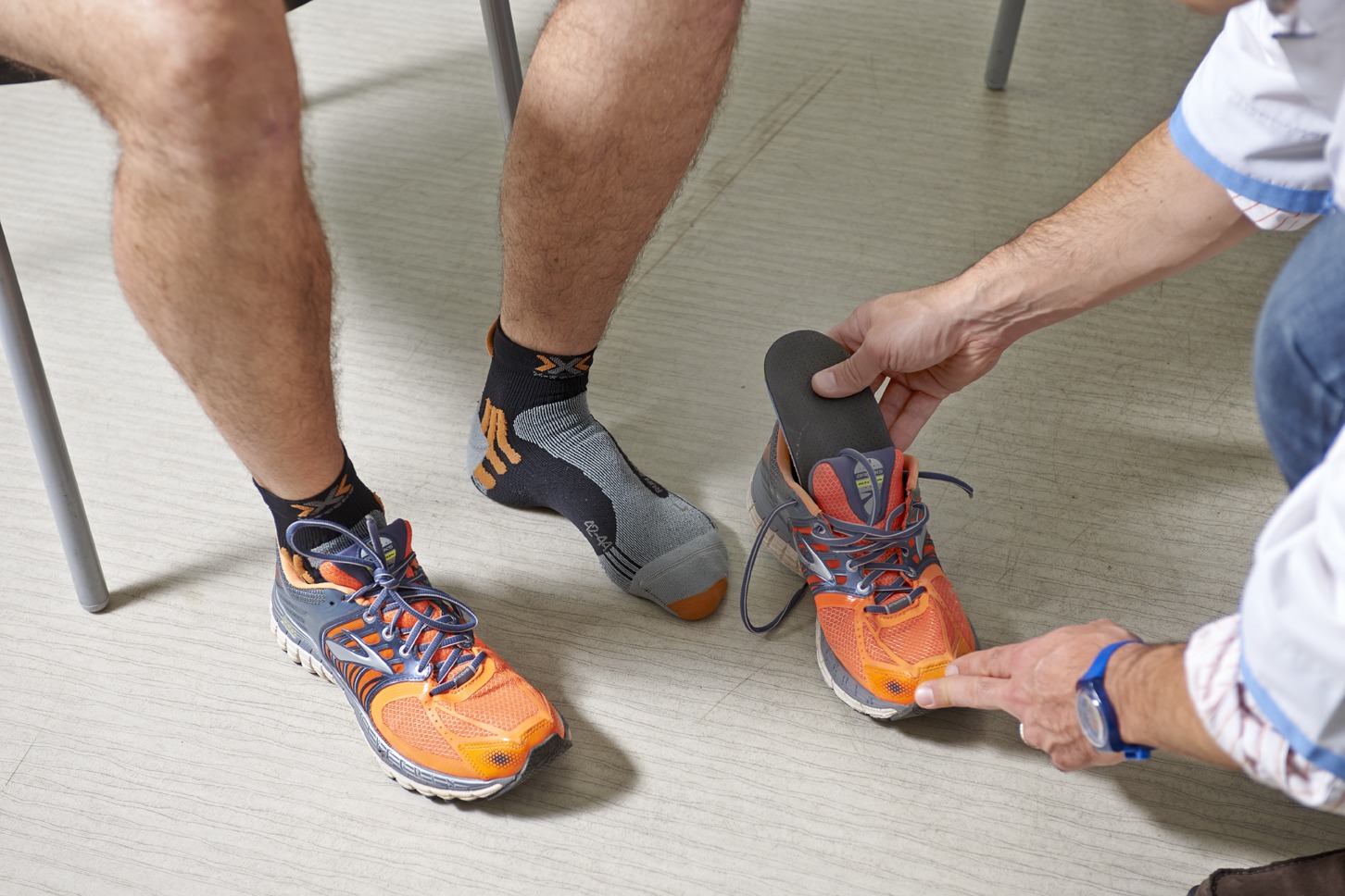 Podologie du sport semelle orthopédique course à pied — free download